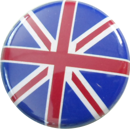 GB Flagge Button Union jack III